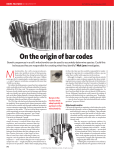 On the origin of bar codes Nature_2009