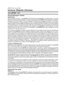 Immune Globulin (Human)