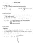 decimal rules - Mr. Hughes` Math Page