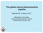 The global marine pharmaceutical pipeline