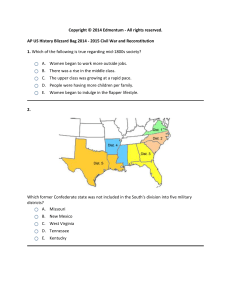 rights reserved. AP US History Blizzard Bag 2014