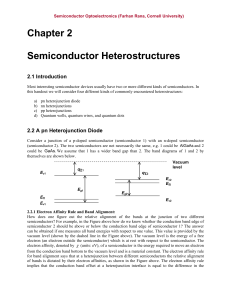 Chapter 2 Semiconductor Heterostructures