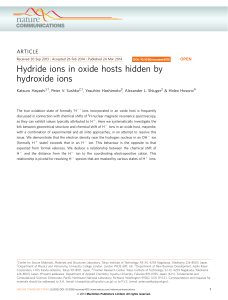 Hydride ions in oxide hosts hidden by hydroxide ions
