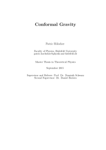 Conformal Gravity