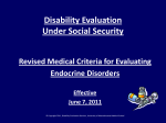 Disability Evaluation Under Social Security