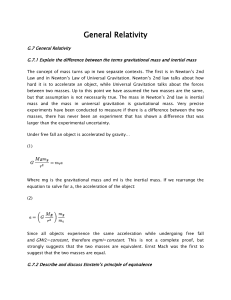 General Relativity