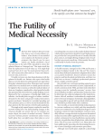 The Futility of Medical Necessity