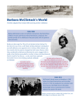 PDF Barbara McClintock`s World
