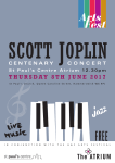 Jazz Concert at The Atrium A5 flyer - greaterlondonclassicalconcerts