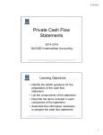 Private Cash Flow Statements