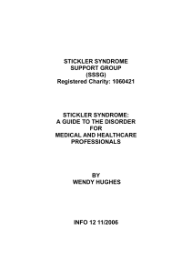Stickler Syndrome - A Guide To The Disorder