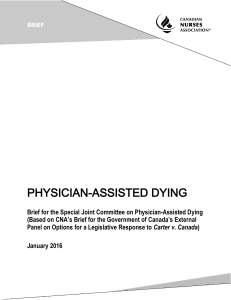 Brief for the Special Joint Committee on Physician