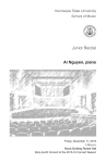 Junior Recital: Ai Nguyen, piano