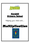Multiplication - Forehill Primary School
