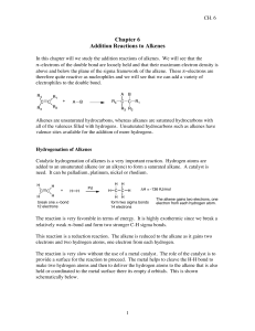Chapter 6 Addition Reactions to Alkenes