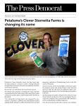 Petaluma`s Clover Stornetta Farms is changing its name