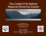 The Coastal First Nations` Regional Monitoring System
