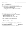 Annelid Worksheet