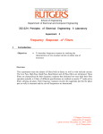 Frequency Response of Filters - ECE, Rutgers