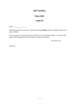 BCIT Fall 2012 Chem 3615 Exam #2