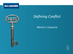 Conflict definition