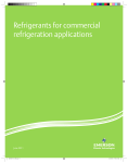 Refrigerants for commercial refrigeration applications