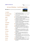 Advanced Matching – Land Formations Part 1
