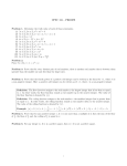 CPSC 121 - PROOFS Problem 1. Determine the truth value of each