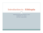 Introduction to : Ethiopia