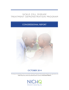 sickle cell disease treatment demonstration