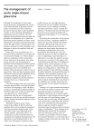 The management of acute angle-closure glaucoma