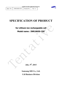 Samsung 35E Datasheet