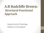 A.R Radcliffe Brown: social Structural Approach