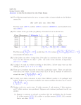 MAT 210 Spring Semester 2004 Answers to the Reviewsheet for the