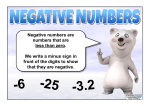 The Negative Numbers Pack