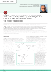 Tetra-carboxy-methyl-naringenin- chalcone, a new active to treat