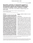 Specificity prediction of adenylation domains in nonribosomal