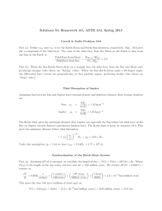 Solutions for Homework #3, ASTR 314, Spring 2013