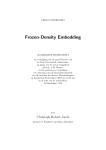 Frozen-Density Embedding