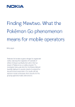 Finding Mewtwo. What the Pokémon Go phenomenon