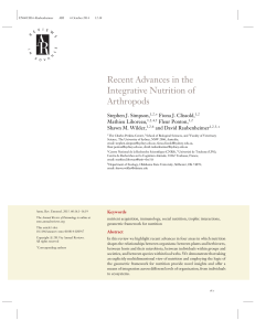 Recent Advances in the Integrative Nutrition of