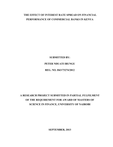 the effect of interest rate spread on financial