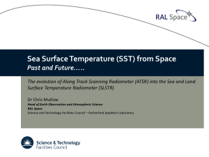 Sea Surface Temperature - RAL Space