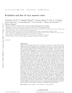 Evolution and fate of very massive stars