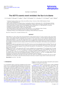 The AD775 cosmic event revisited: the Sun is to blame