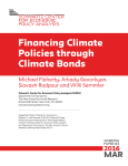 Financing Climate Policies through Climate Bonds