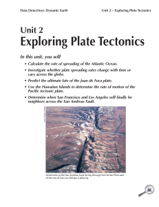 Unit 2 Exploring Plate Tectonics