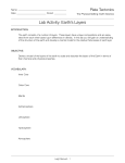 Lab Activity: Earth`s Layers - Leigh