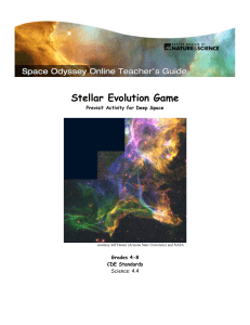Stellar Evolution Game (PDF: 112k)