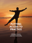 putting access to practice - STA HealthCare Communications